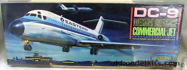 Aurora 1/72 DC-9 Eastern Air Lines - Medium Distance Commercial Jet, 357-249 plastic model kit